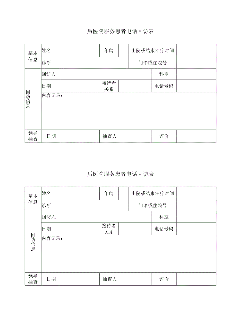 医院客服中心咨询回访工作标准.docx_第3页