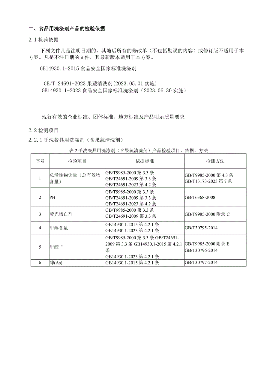 南昌市市场监督管理局2023年食品用洗涤剂产品质量监督抽检实施方案.docx_第3页