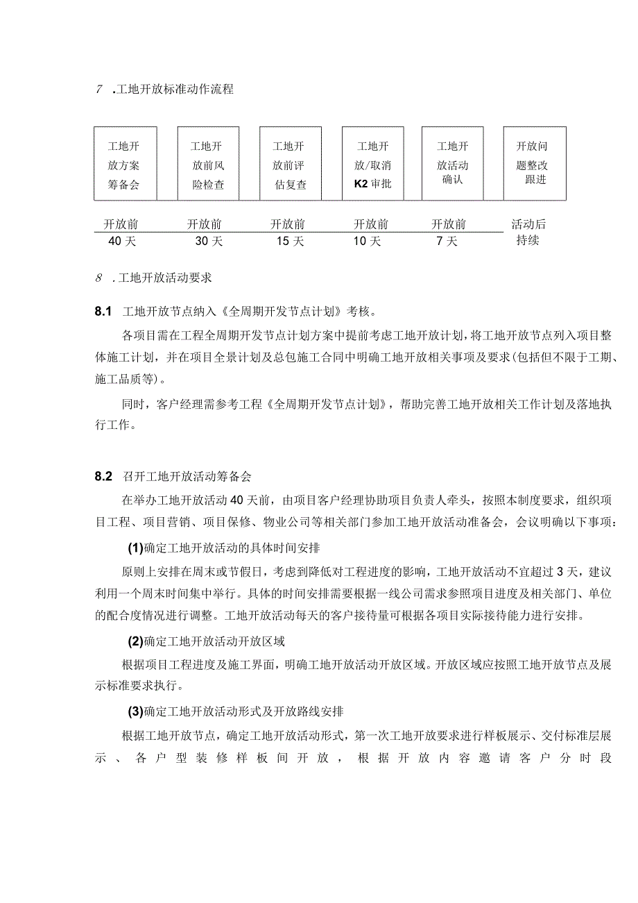 地产住宅项目工地开放管理办法.docx_第3页