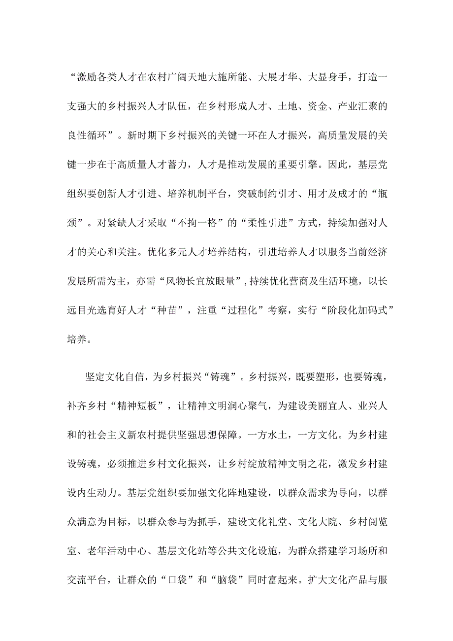 推进乡村全面振兴心得发言.docx_第2页