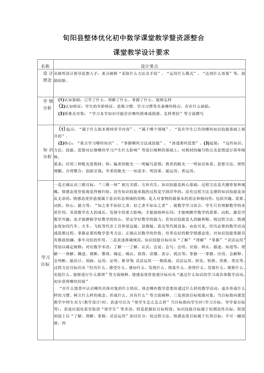 附件2：课堂教学设计要求 1.docx_第1页