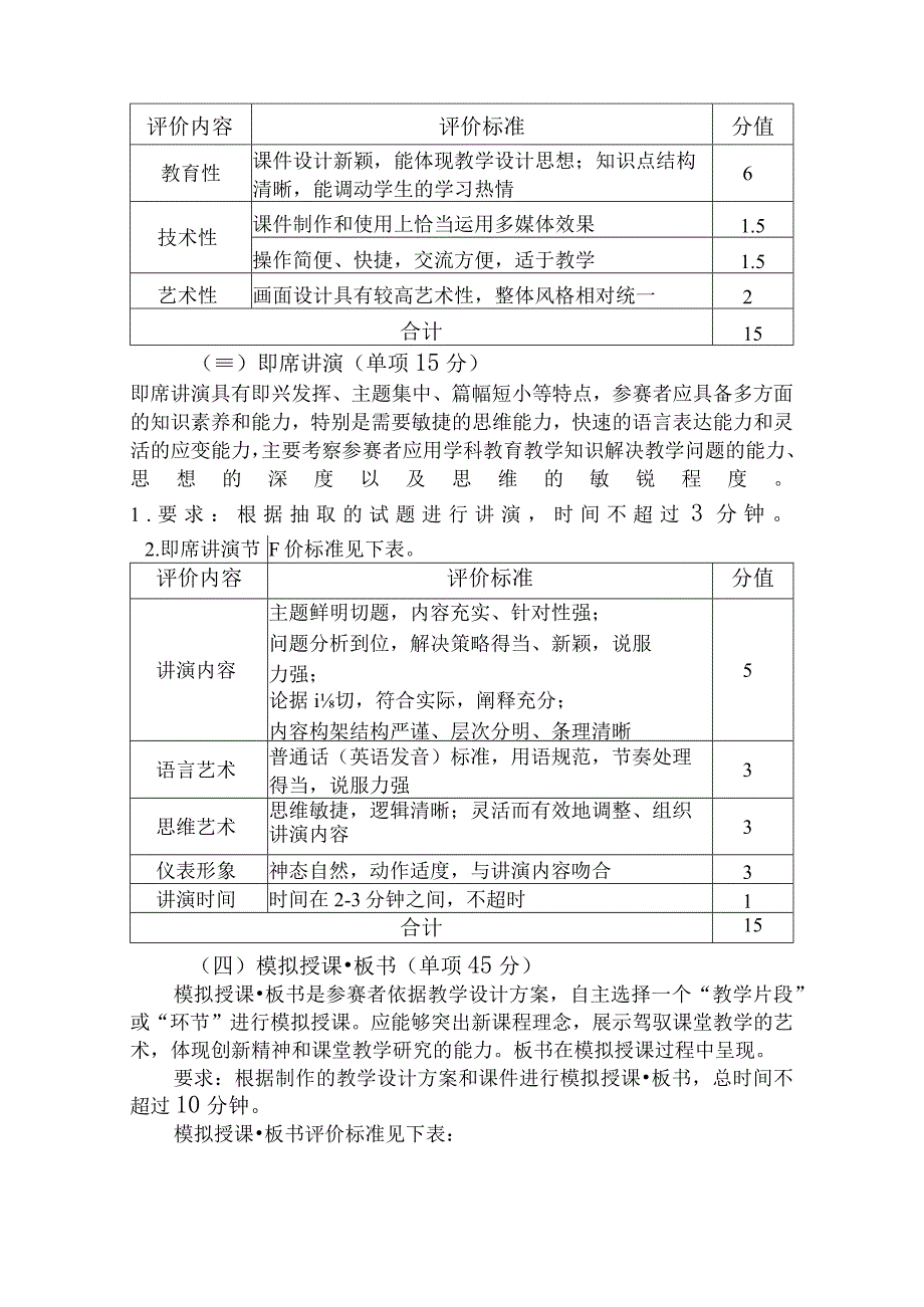 鞍山师范学院第九届师范生教学技能竞赛项目评分标准师范生汉字书写竞赛评分标准.docx_第3页