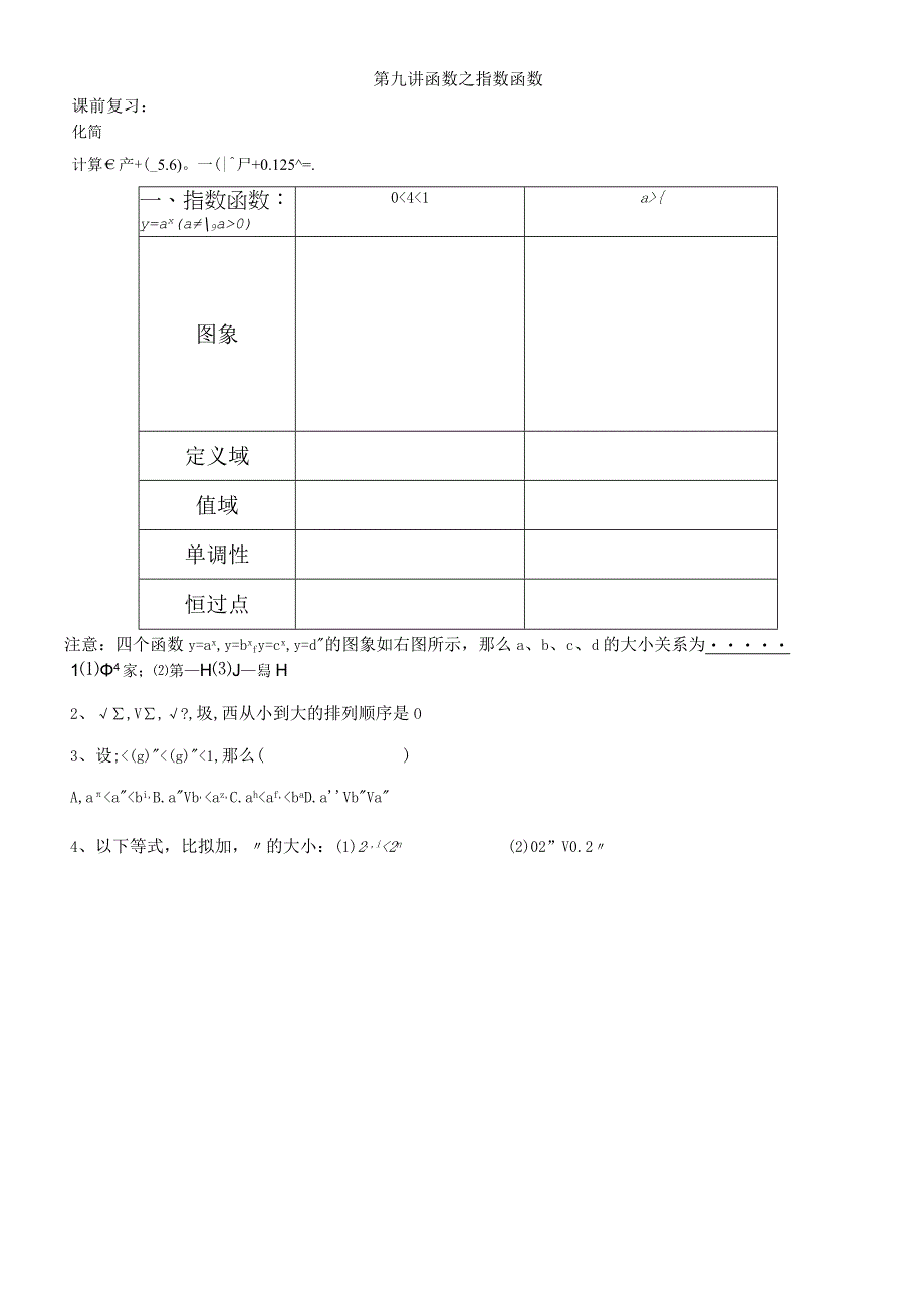 第九讲 函数之指数函数.docx_第1页