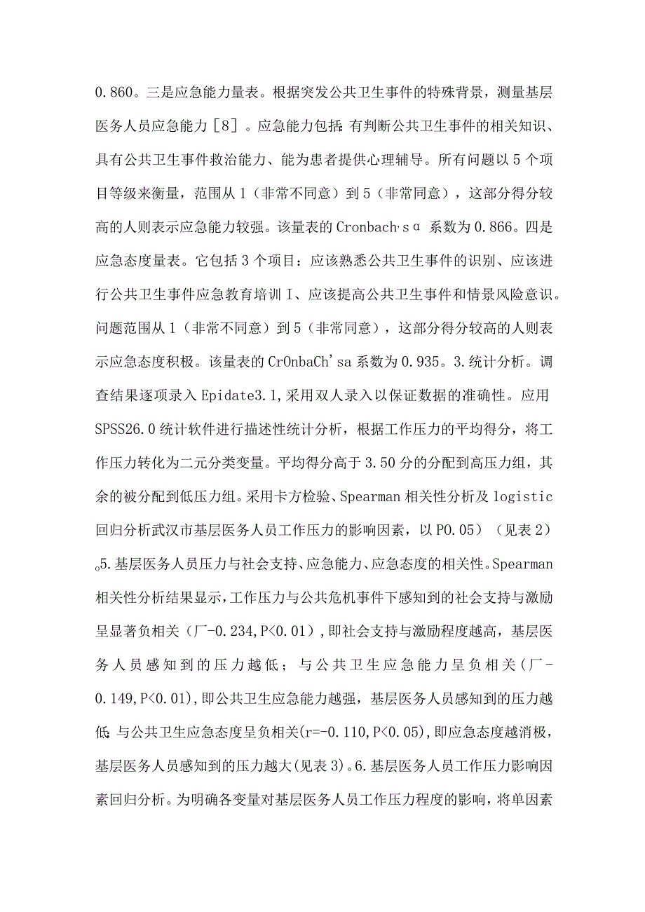 精品文档基层医务人员工作压力及相关因素研究整理版.docx_第3页