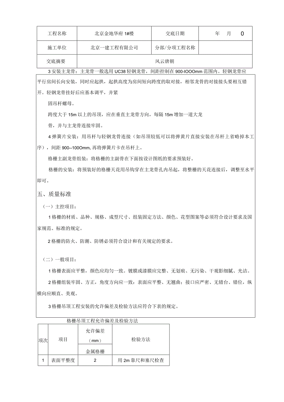 铝格栅吊顶安装技术交底技术交底.docx_第2页