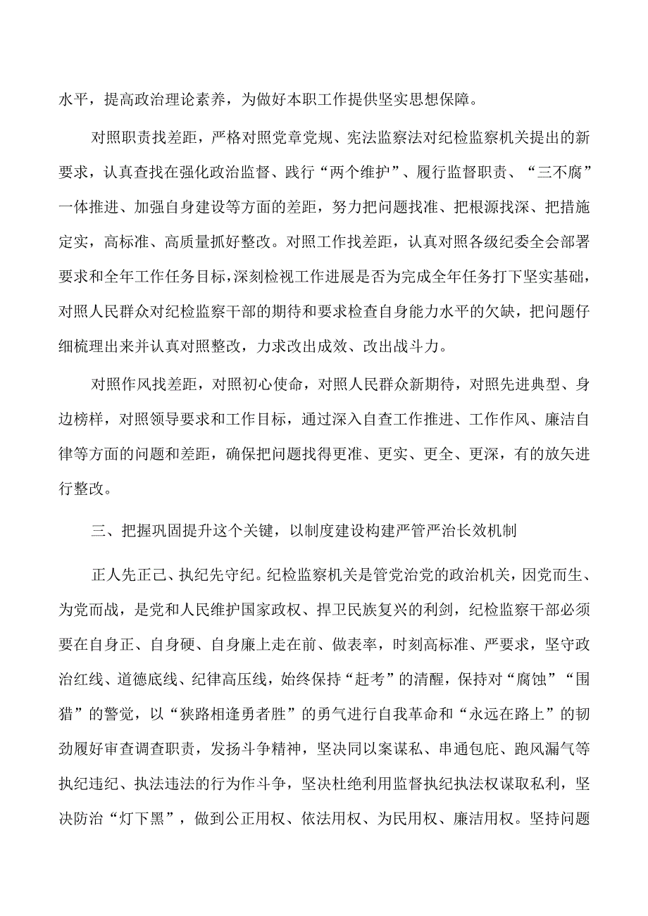 纪检整顿交流发言提纲.docx_第3页