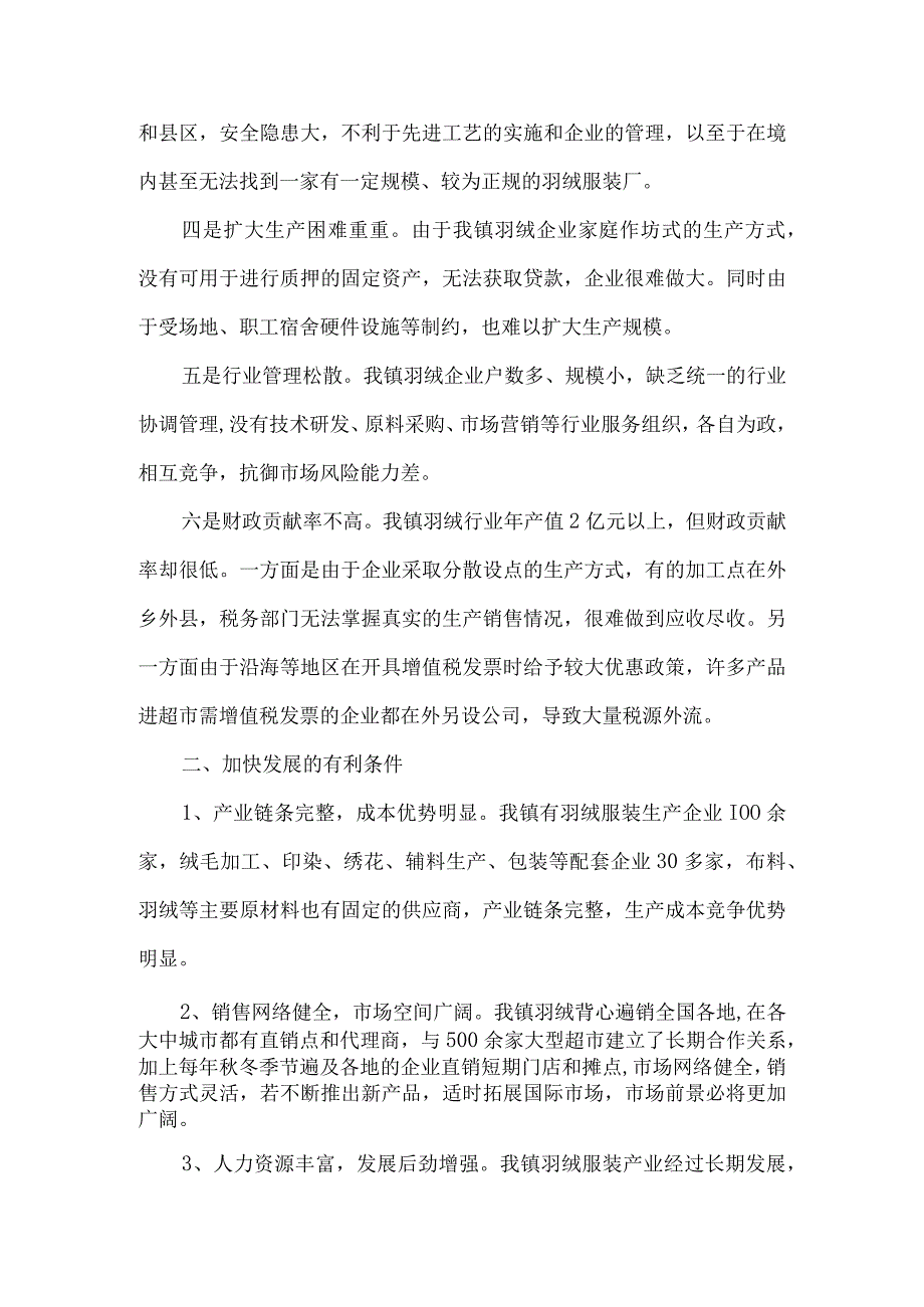 精品文档加快羽绒服装产业发展报告整理版.docx_第2页