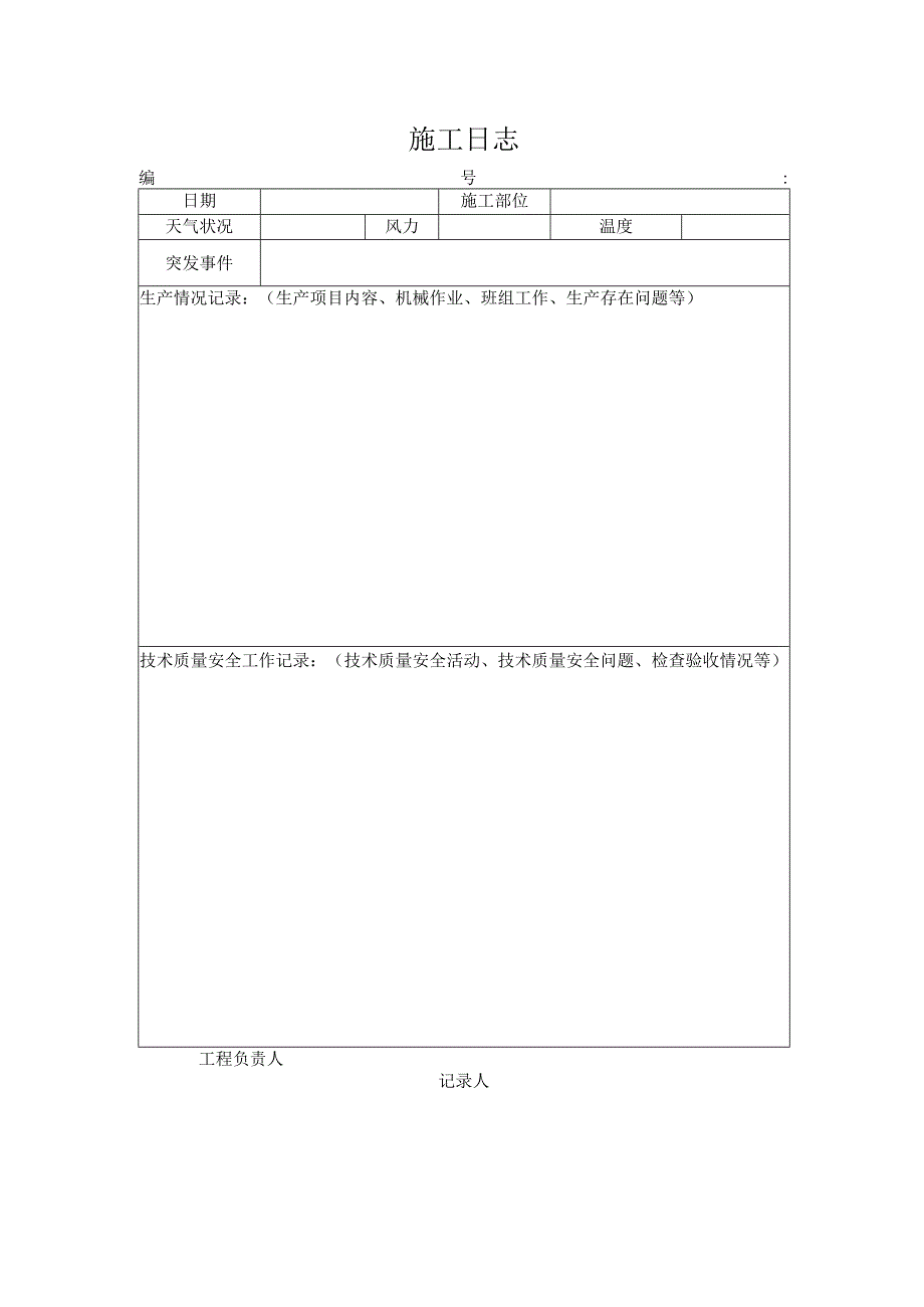 施工日志模板.docx_第2页