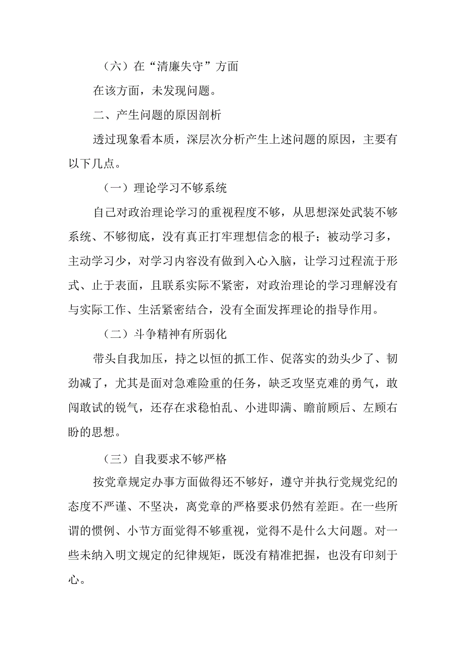 XX乡镇（街道）纪检监察干部教育整顿党性分析报告.docx_第3页