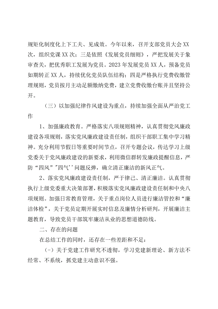 2022年度党支部书记述职述廉报告.docx_第3页