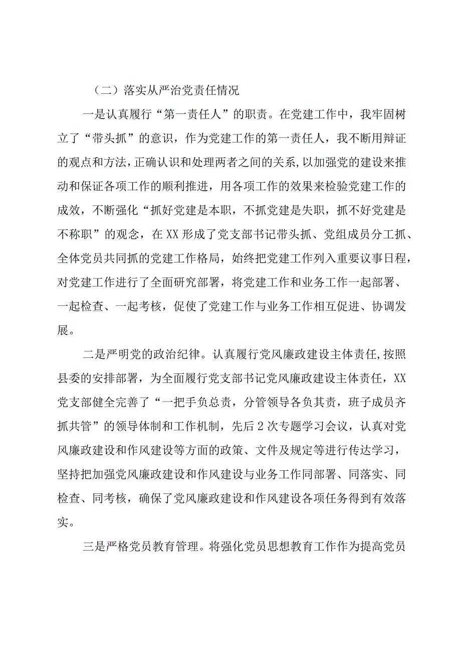 2022年度党支部书记党建工作专项述职报告.docx_第2页