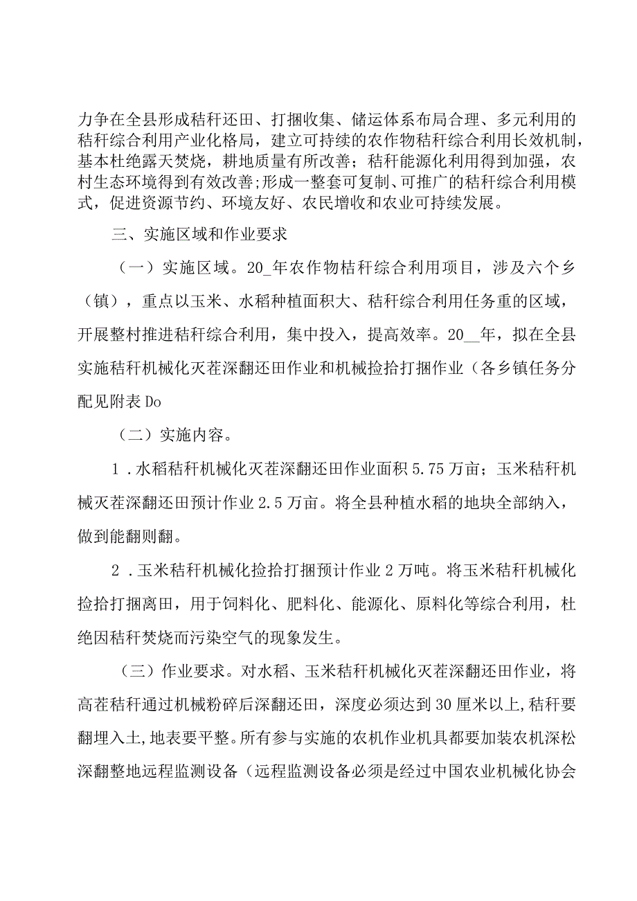 农作物秸秆综合利用项目实施方案.docx_第2页