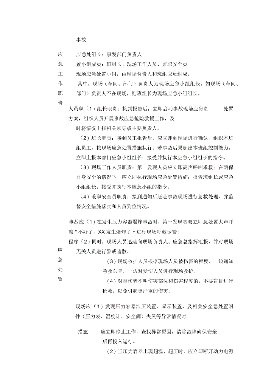 压力容器爆炸事故现场处置完整方案.docx_第2页