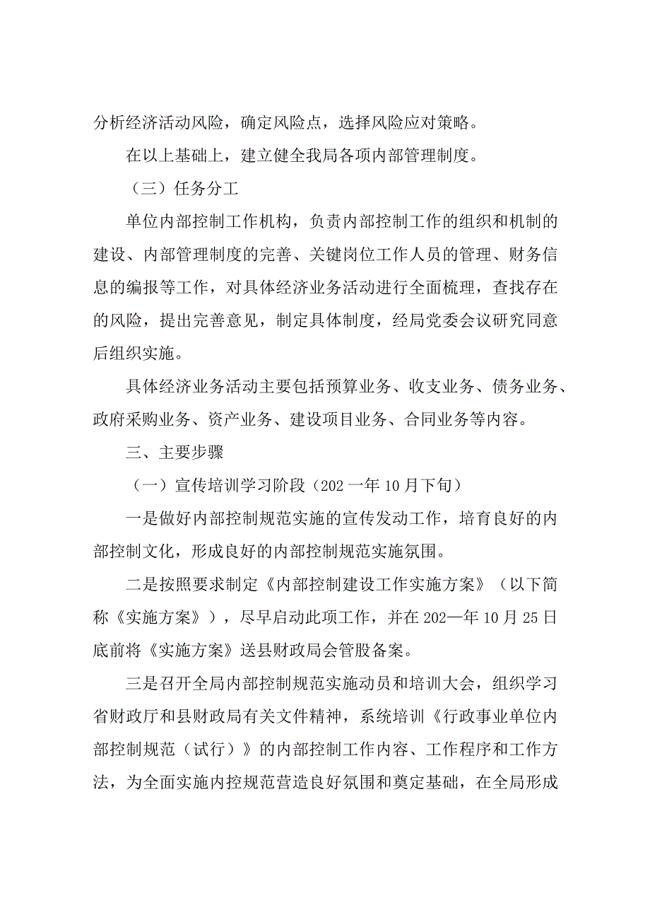 内部控制工作计划模板.docx_第3页