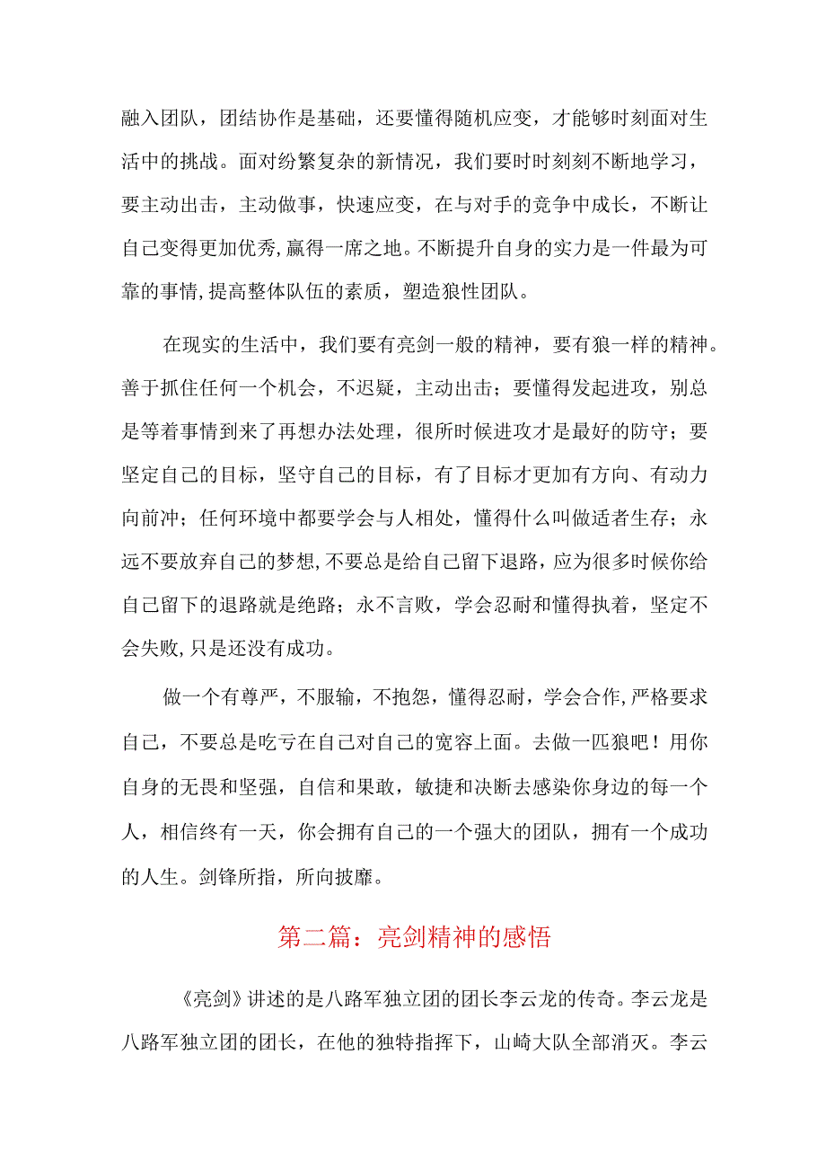 亮剑精神的感悟总结六篇.docx_第2页