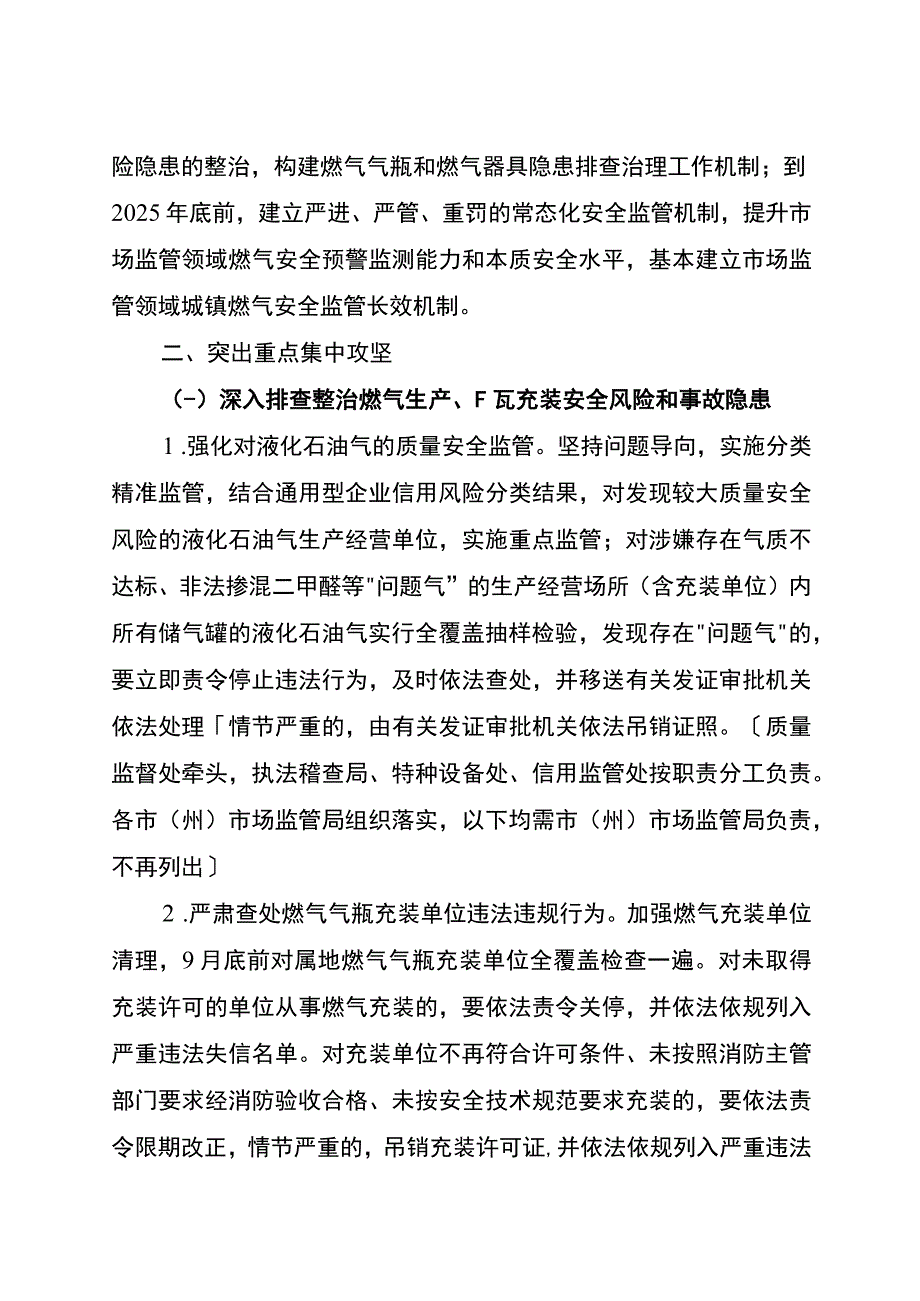 四川省市场监管系统城镇燃气安全专项整治行动实施方案.docx_第2页