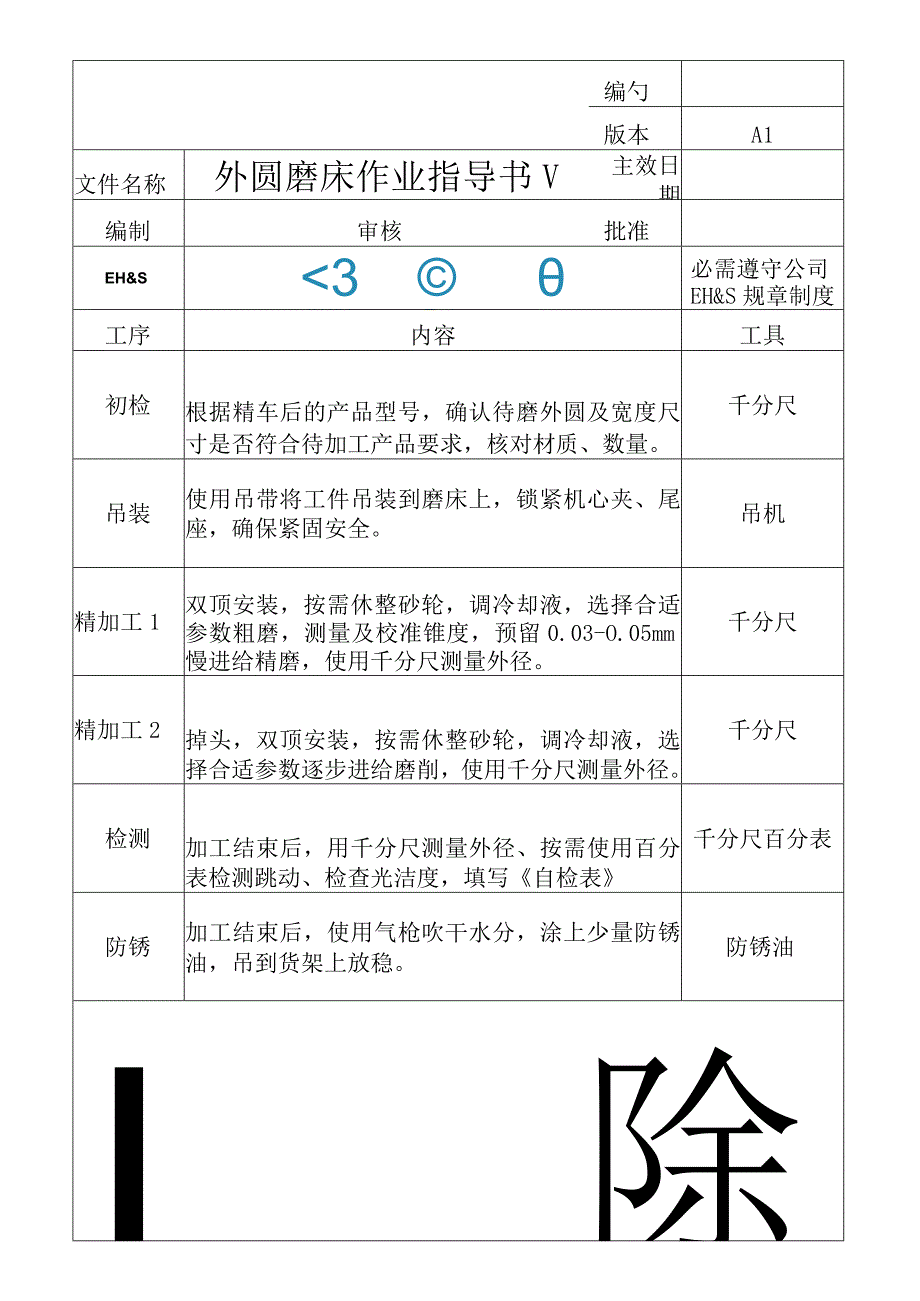 外圆磨床作业指导书.docx_第1页