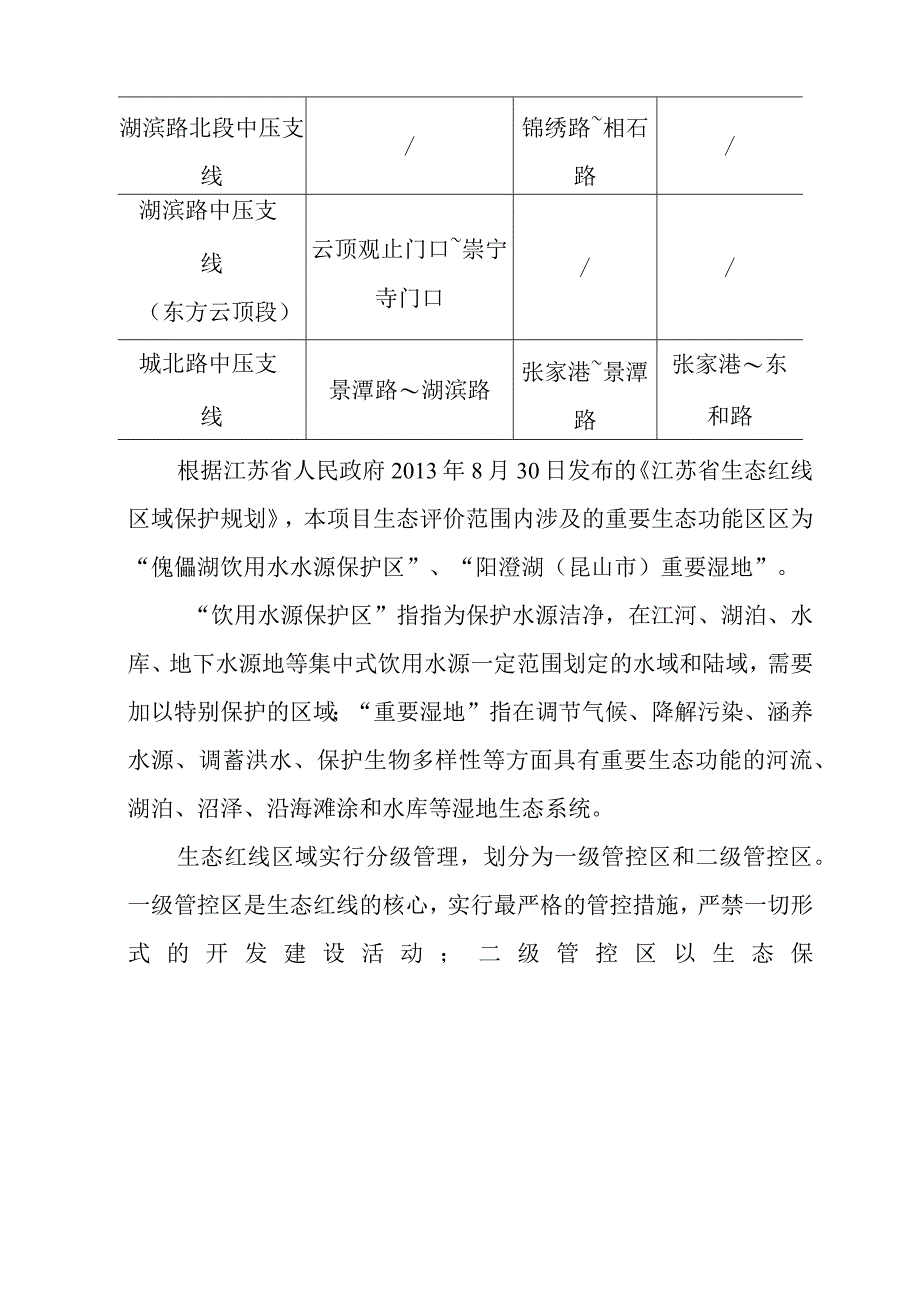 天然气市政中压管道零星工程项目生态环境现状调查与评价.docx_第2页