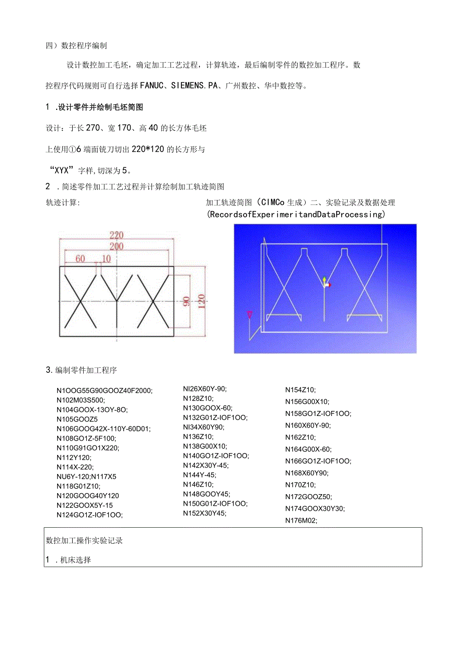 数控编程实验报告(铣床).docx_第2页