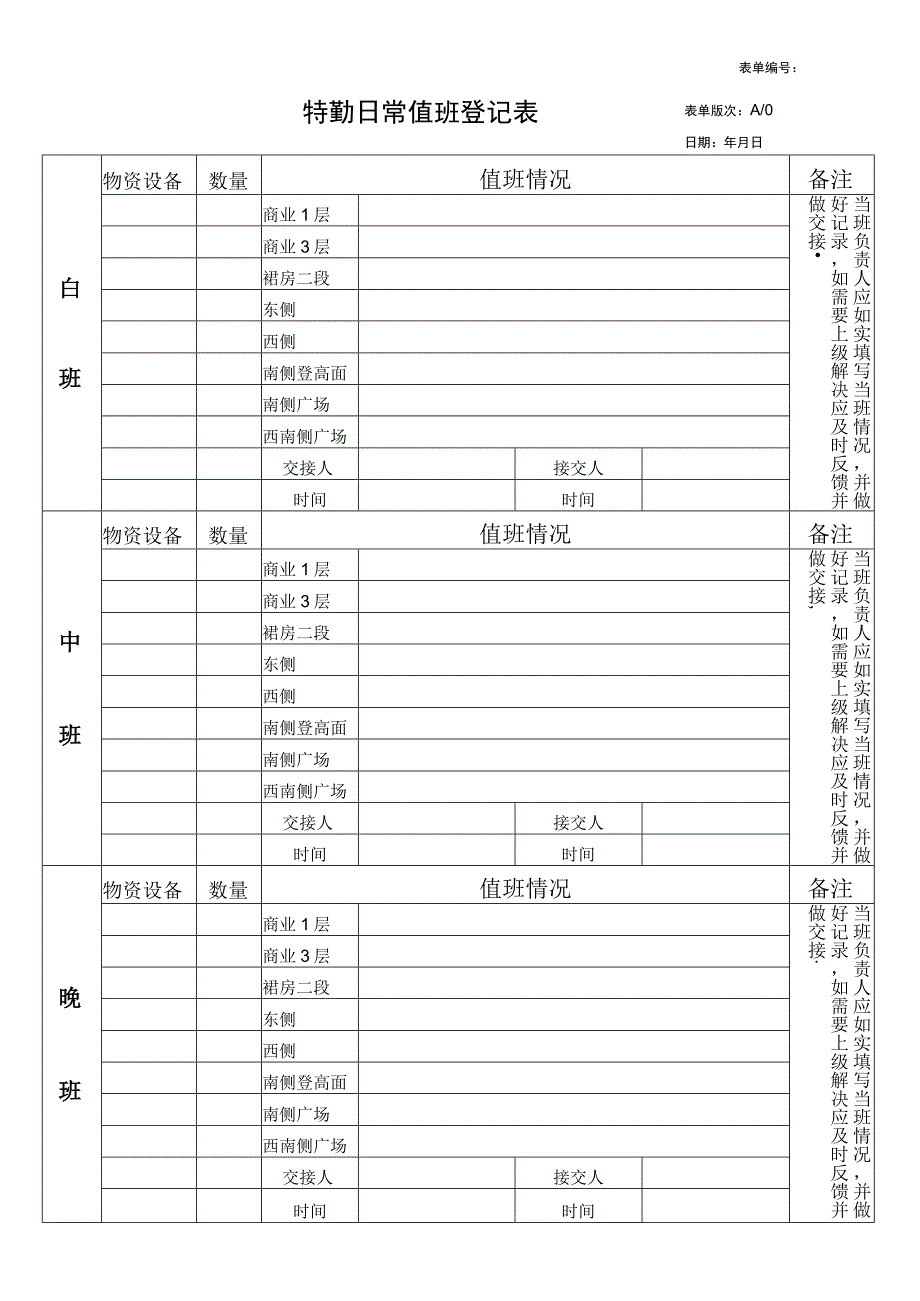 特勤日常登记表.docx_第1页