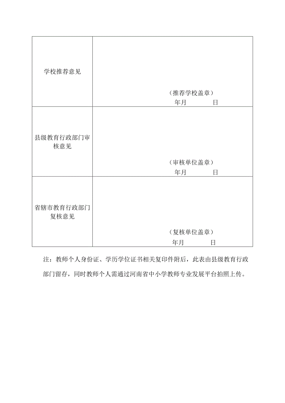 河南省乡村教师学历提升工程申请表.docx_第2页