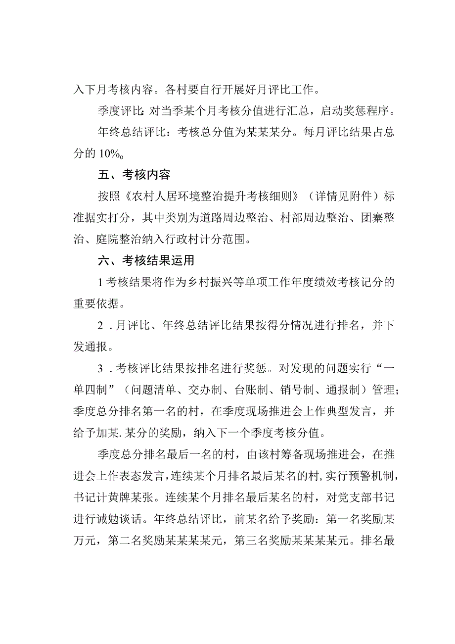 某某镇年农村人居环境整治提升考核办法.docx_第2页