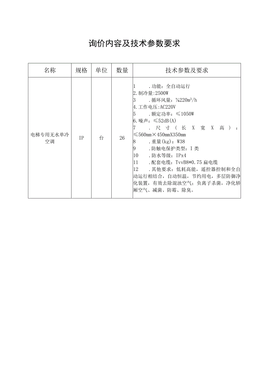 询价内容及技术参数要求.docx_第1页