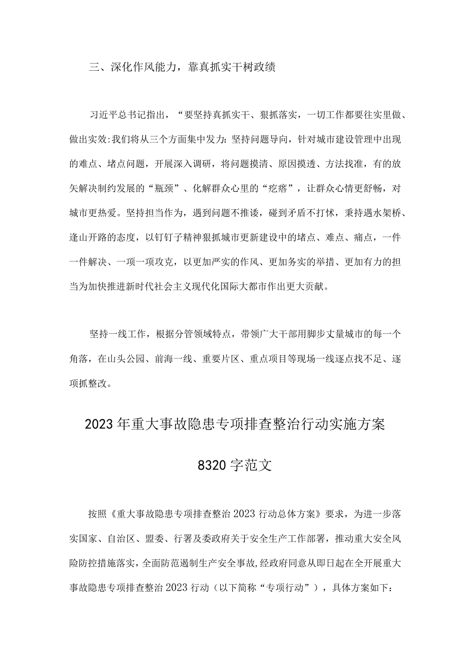 2023年主题教育推动高质量发展专题研讨发言稿与重大事故隐患专项排查整治行动实施方案（2篇文）.docx_第3页