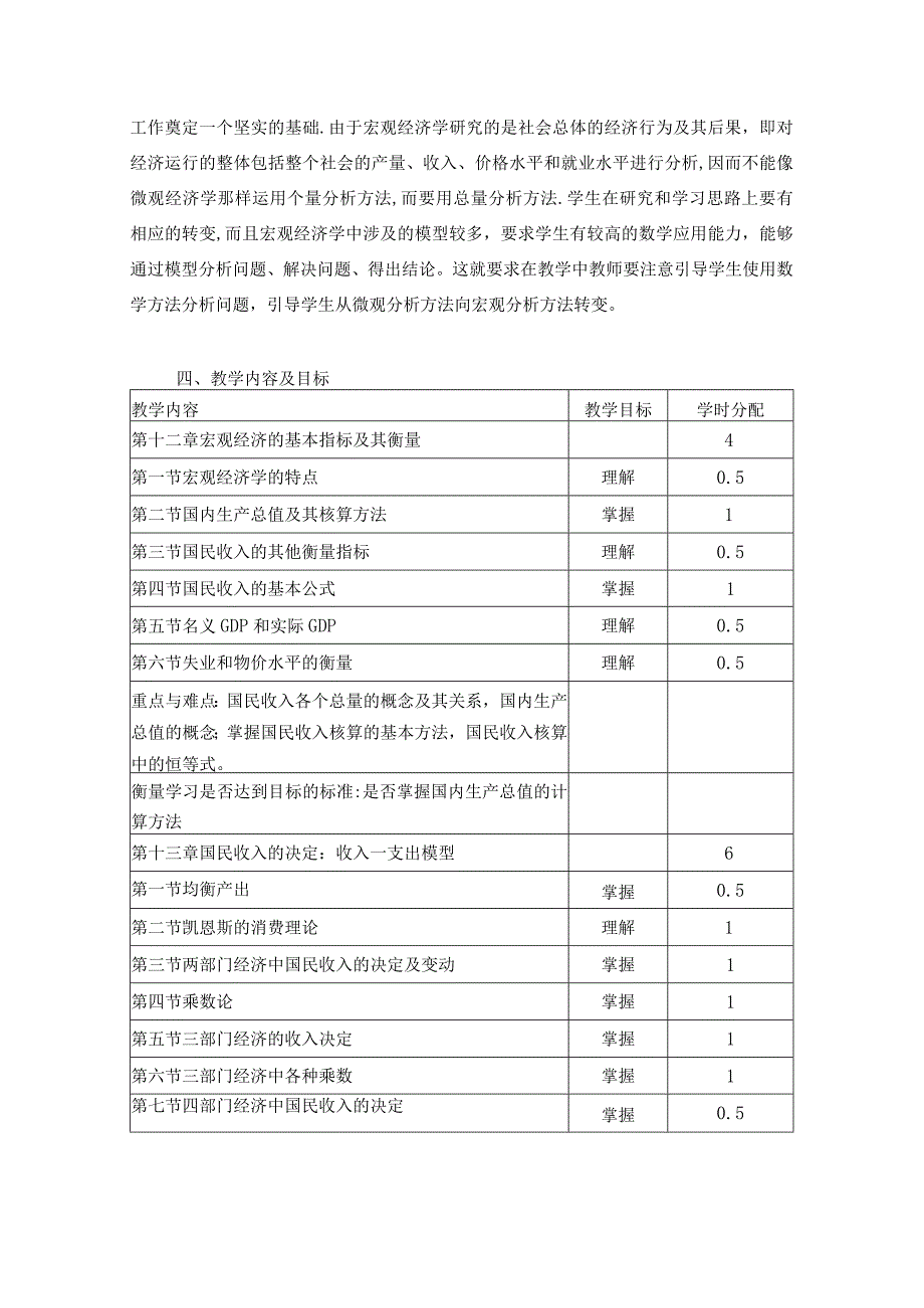 《宏观经济学》课程教学大纲.docx_第2页