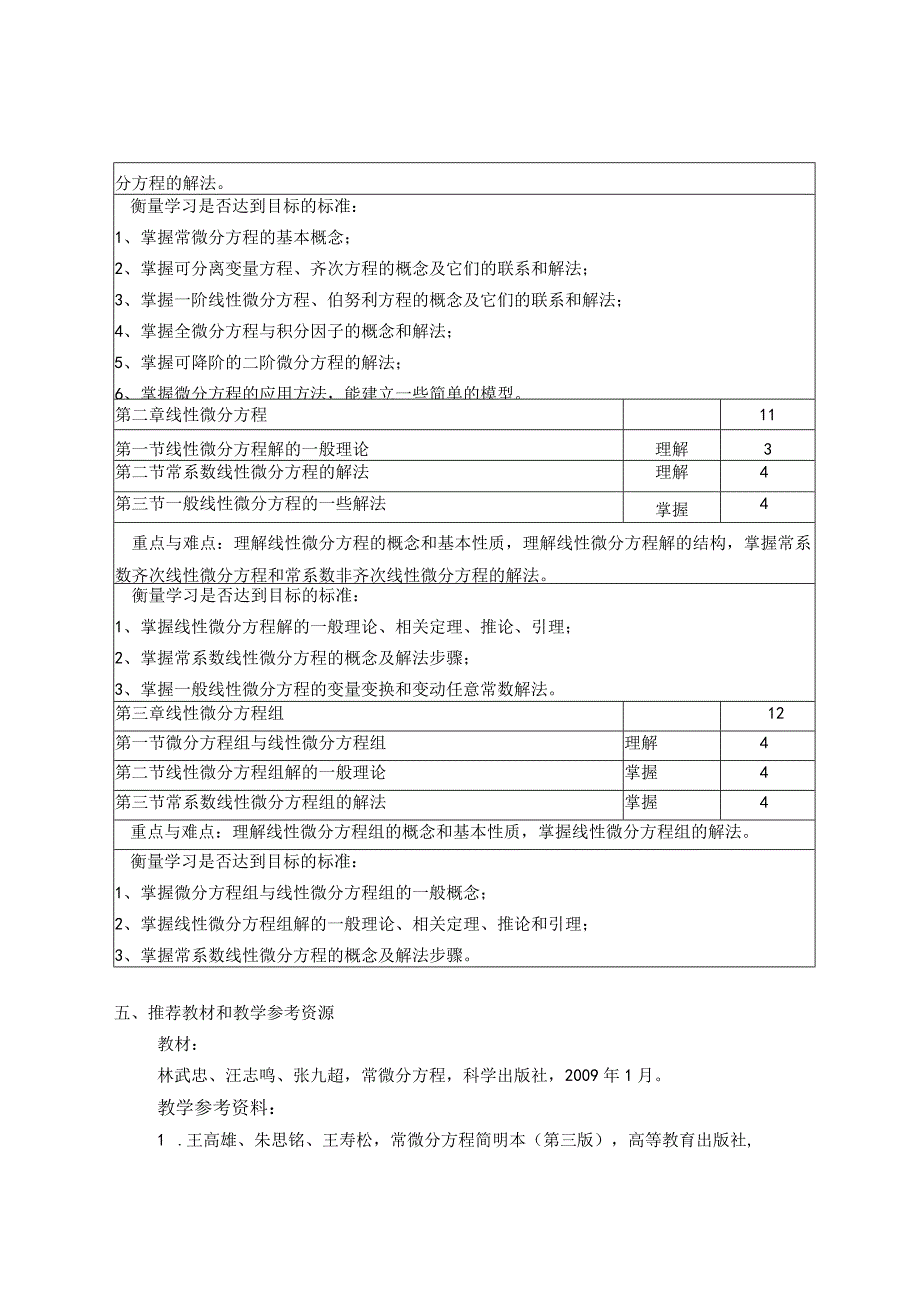 《统计常微分方程》课程教学大纲.docx_第2页