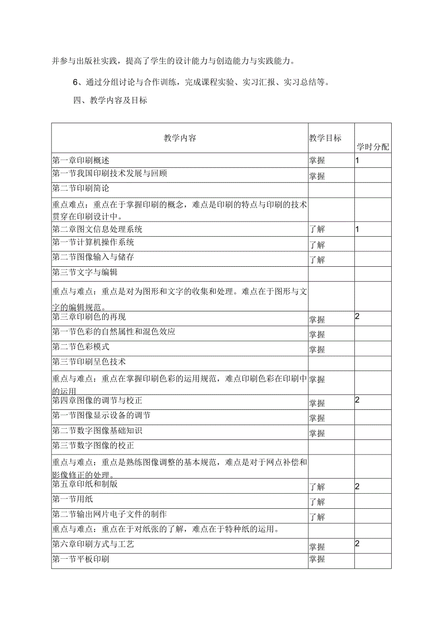 《印刷与制作》教学大纲.docx_第2页