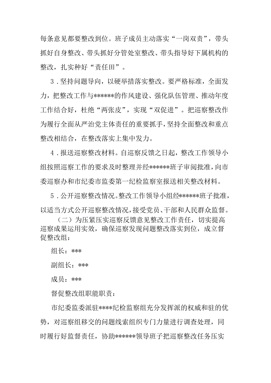 关于落实市委巡察反馈意见整改工作方案(二篇).docx_第3页