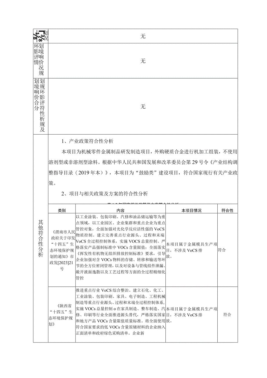 机械零件金属制品研发制造项目环评报告.docx_第3页