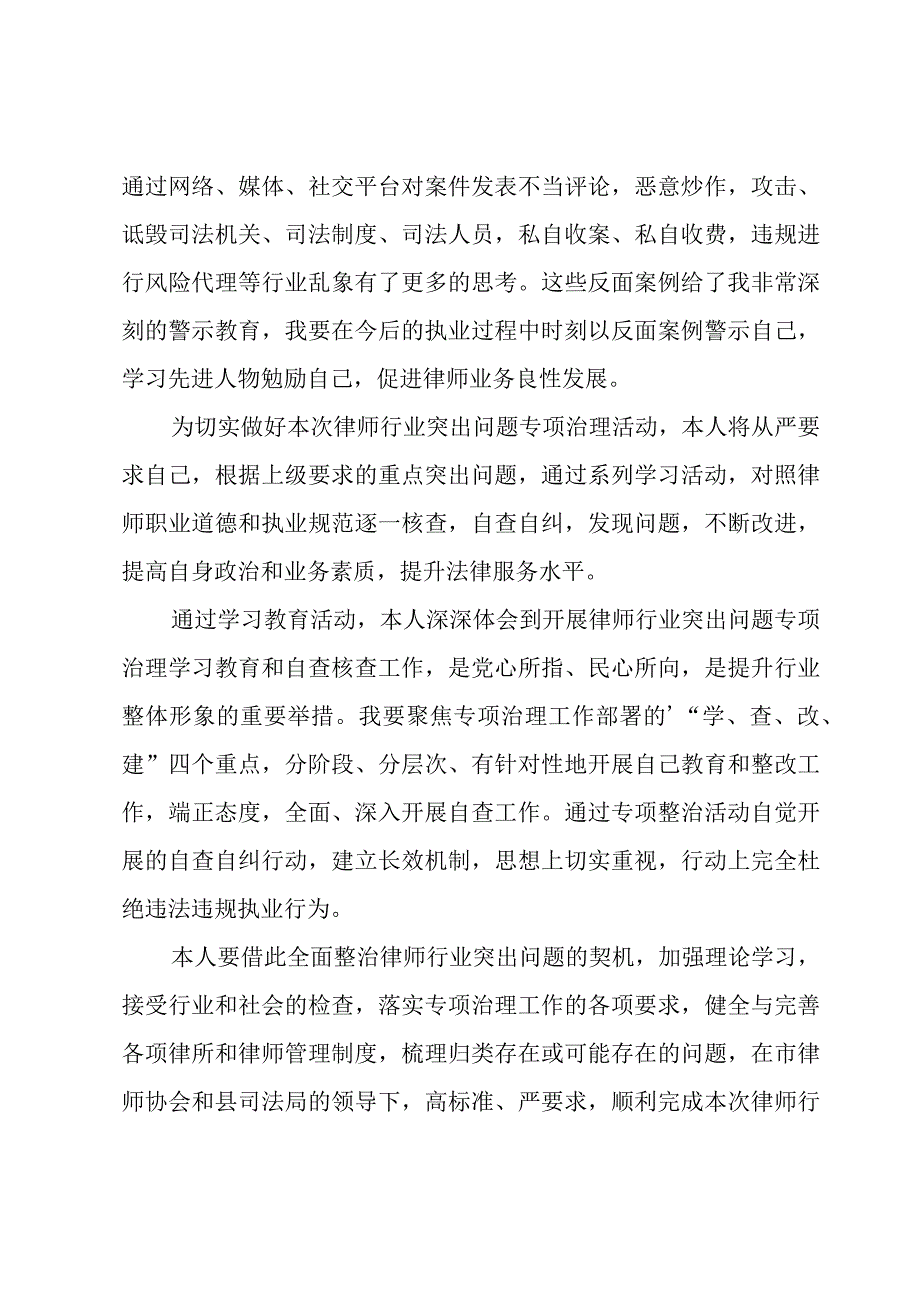 律师行业专项治理工作总结（3篇）.docx_第2页