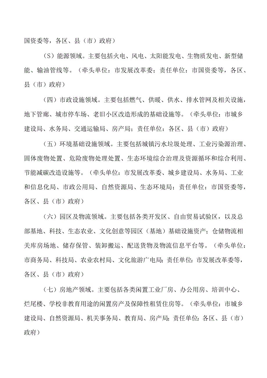 推进重点领域盘活存量资产扩大有效投资方案.docx_第3页