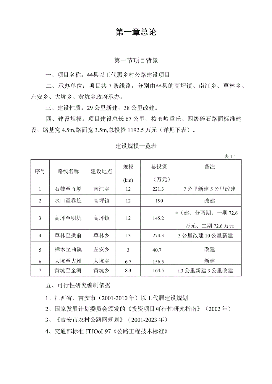 某地以工代赈乡村公路建设项目可行性研究报告.docx_第2页