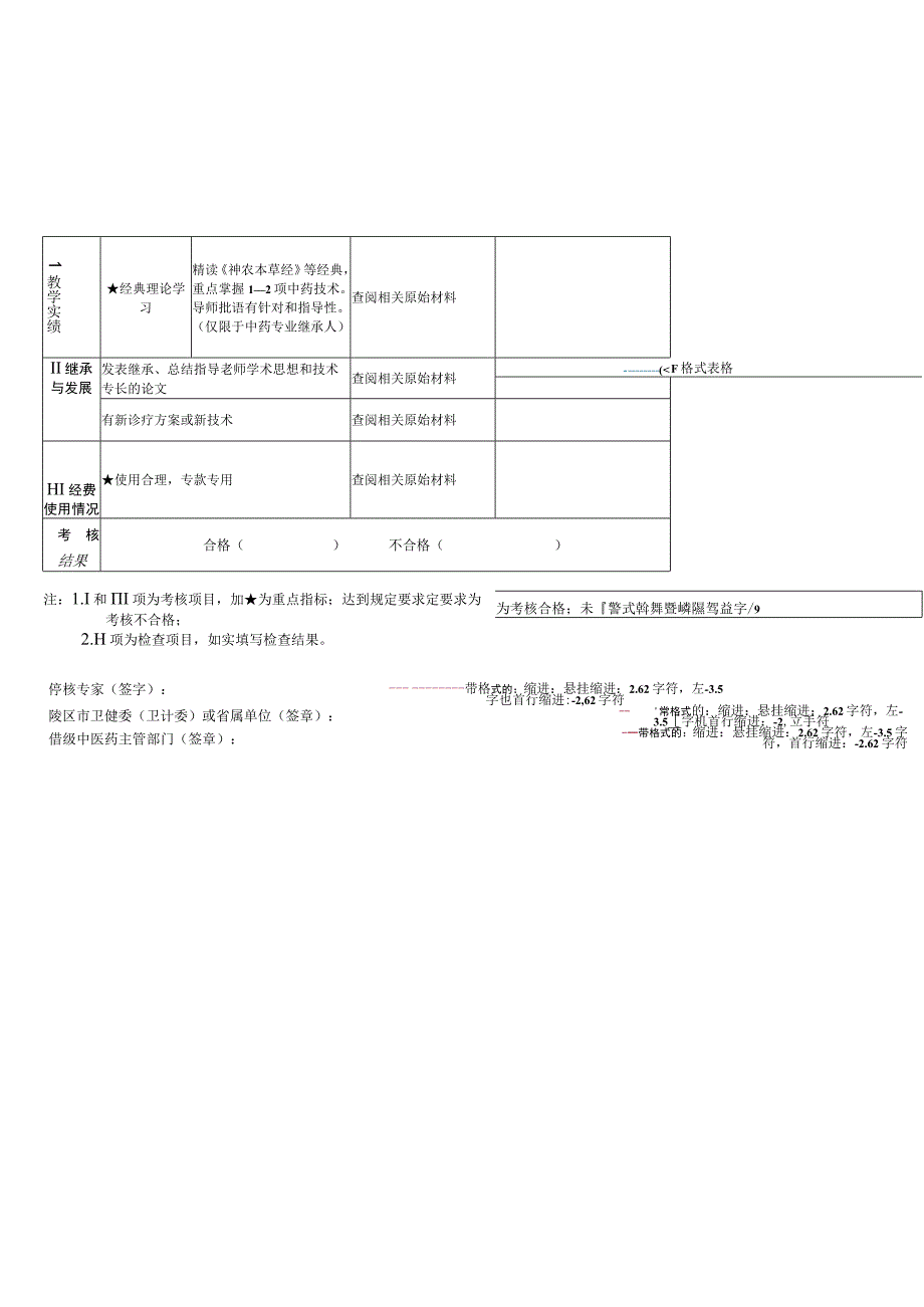 第六批全国老中医药专家学术经验继承工作年度考核表继承人指导老师师承专业检查时间年月日.docx_第2页