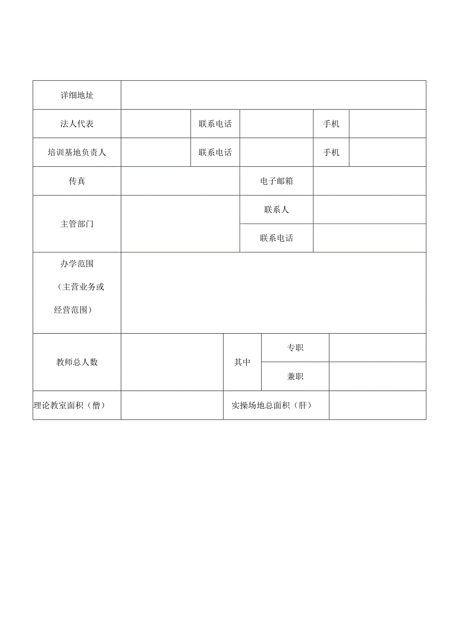 职业技能培训机构师资培训基地申报书.docx_第3页