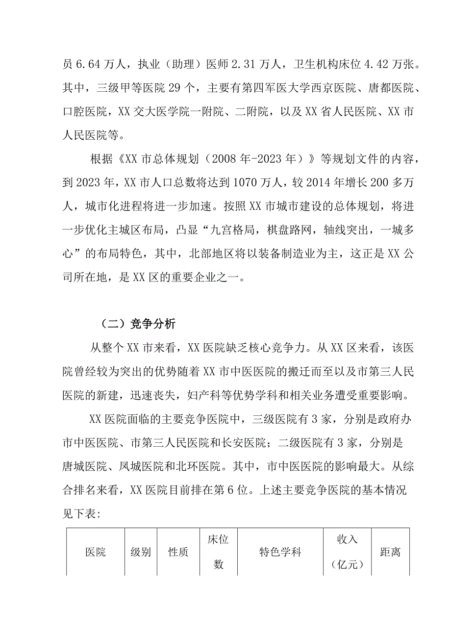 综合性医院项目投资可行性研究报告.docx_第3页