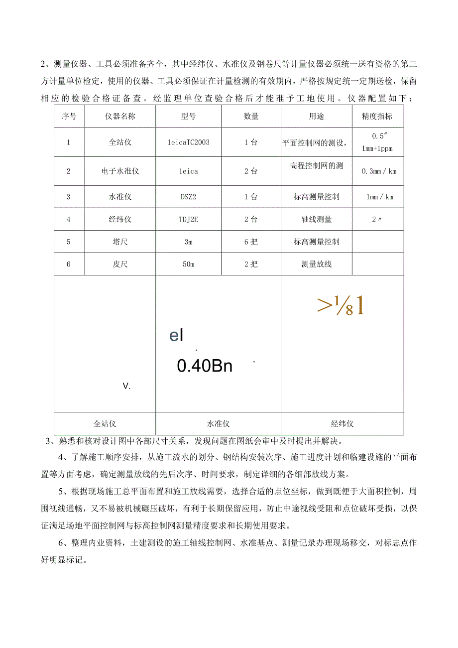 钢结构测量施工方案.docx_第2页