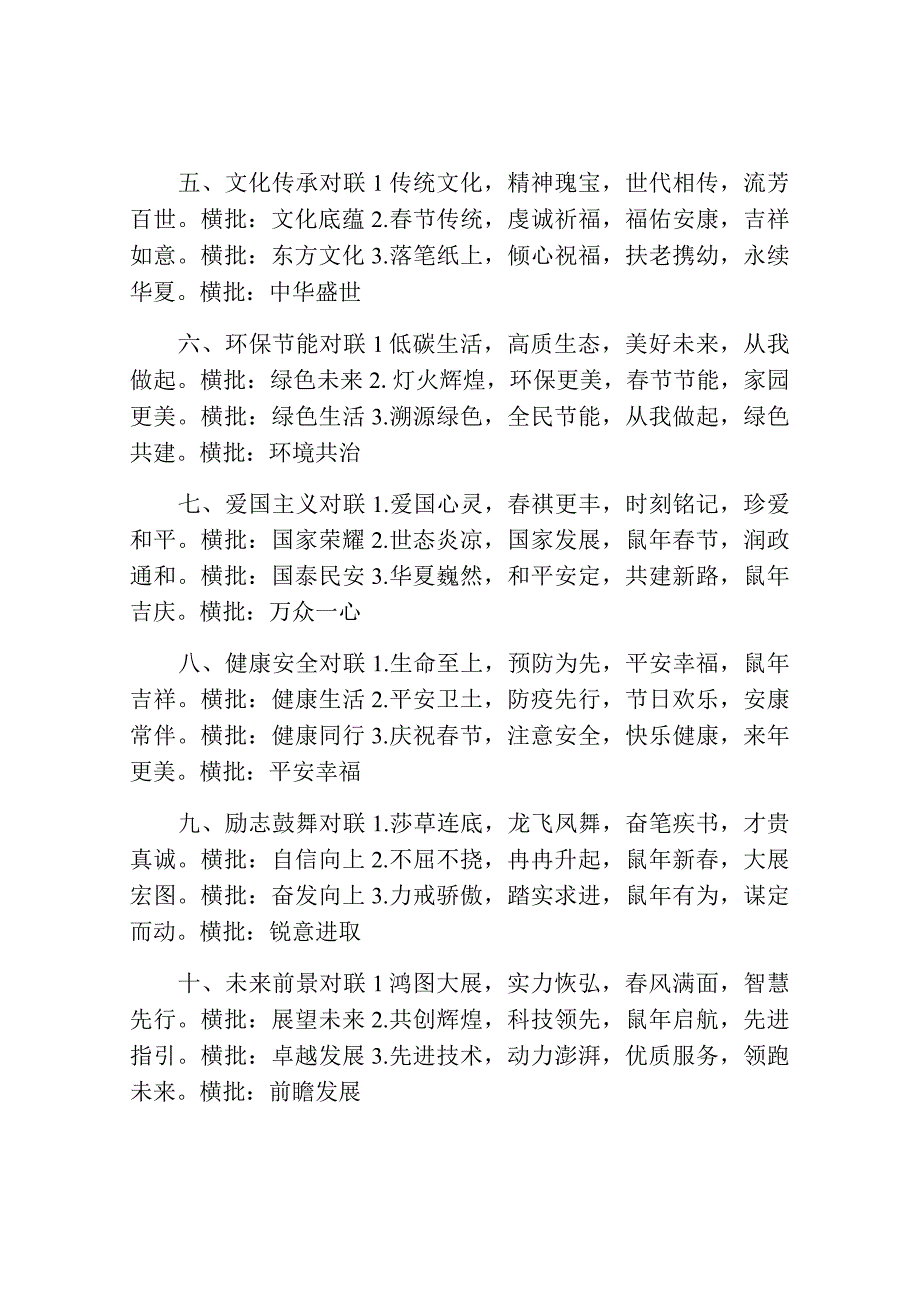 鼠年春节新春对联带横批100副.docx_第2页