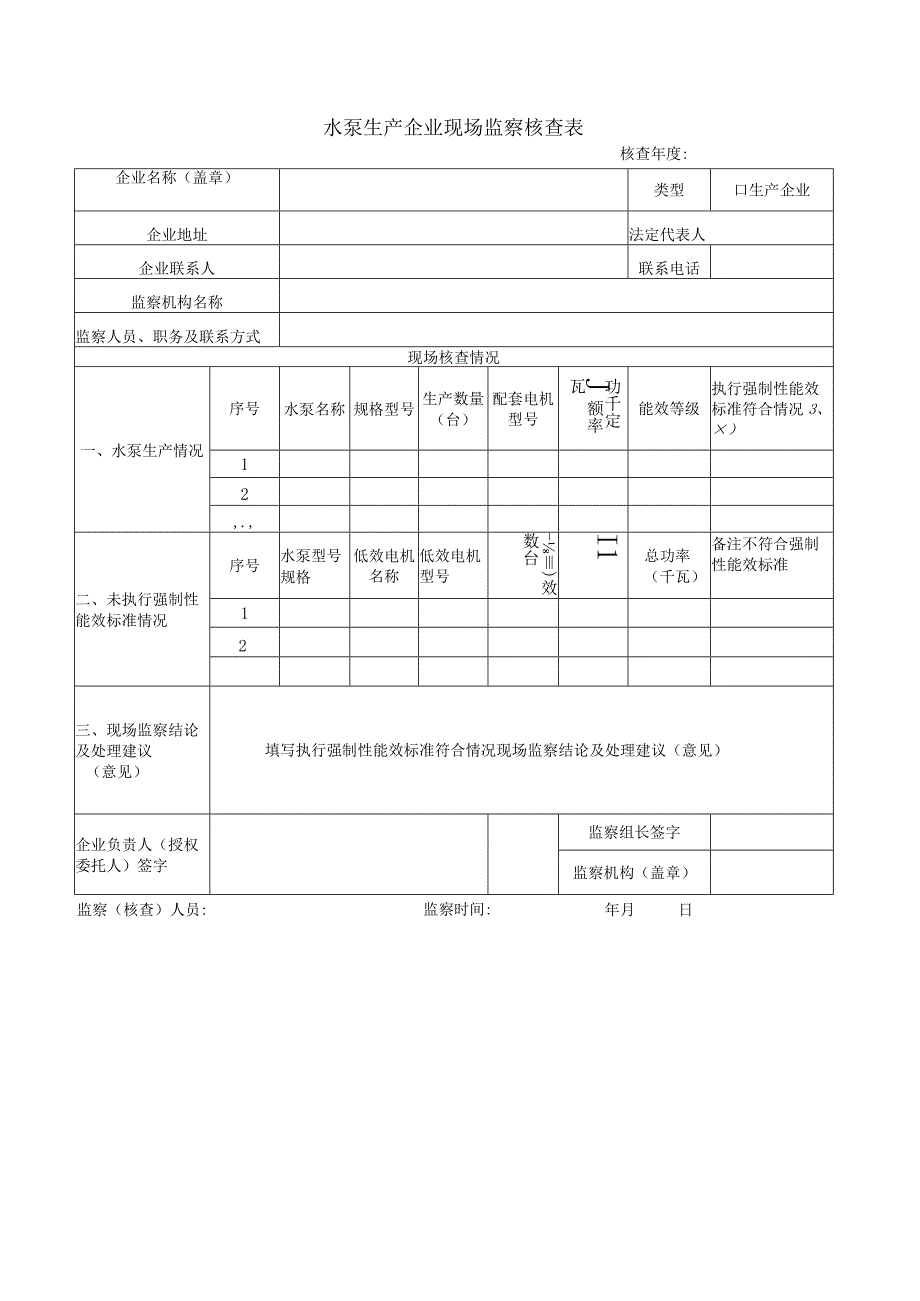 重点用能产品设备能效专项监察表.docx_第3页