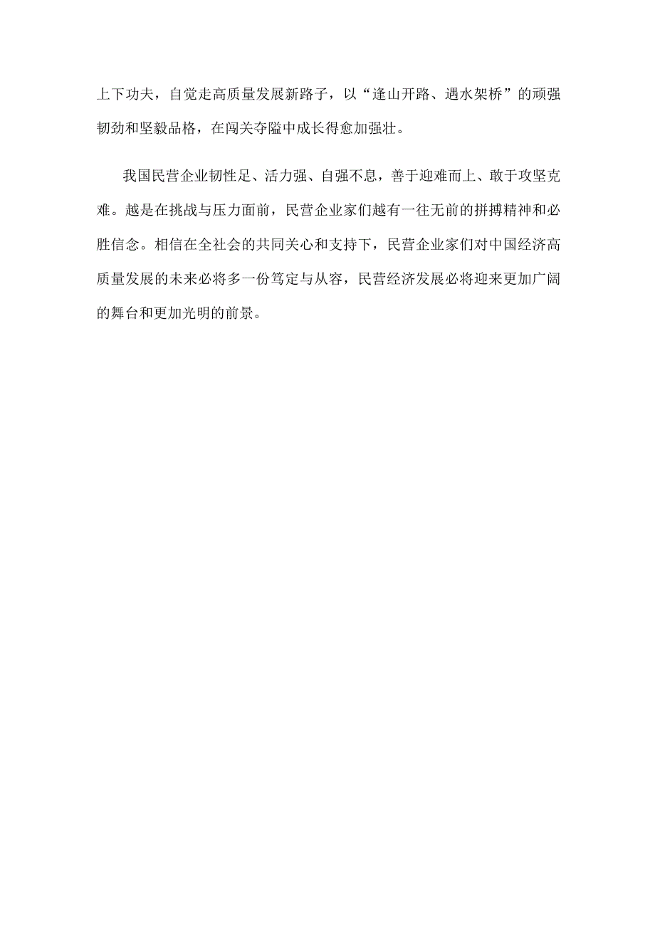 贯彻《关于促进民营经济发展壮大的意见》促进民营经济发展壮大心得体会.docx_第3页