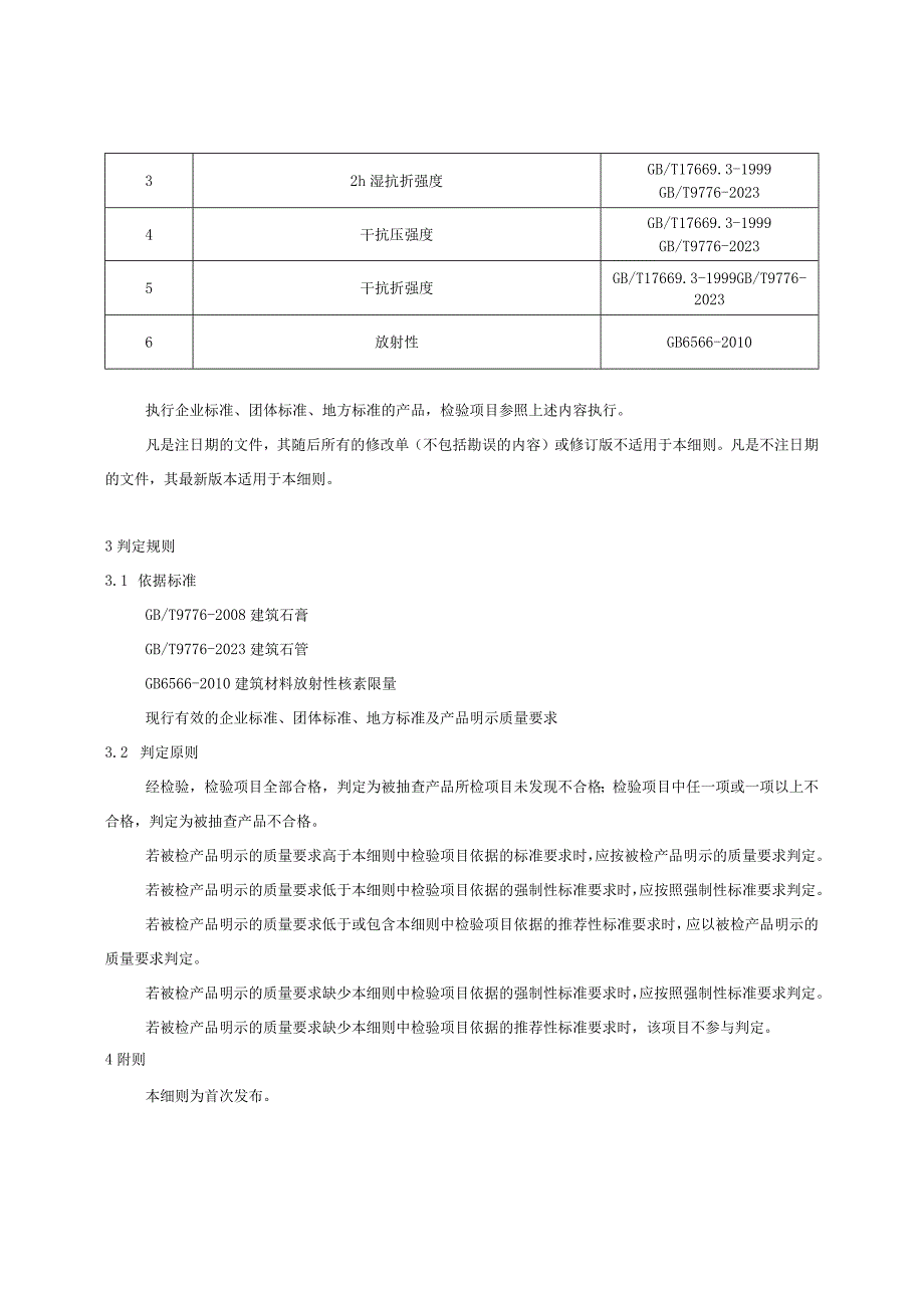 贵州省建筑石膏产品质量监督抽查实施细则（2023年版）.docx_第2页