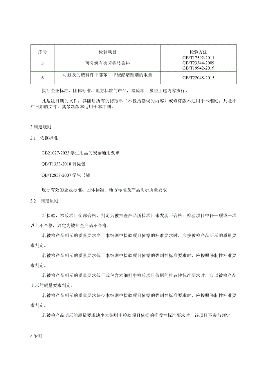 贵州省书包产品质量监督抽查实施细则（2023版）.docx_第2页