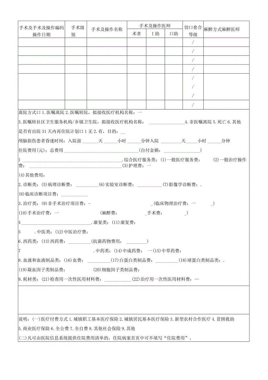 镇卫生院住院病案首页.docx_第2页