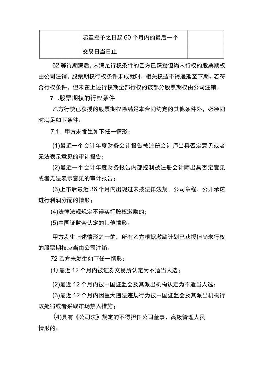 股票期权授予合同书.docx_第2页