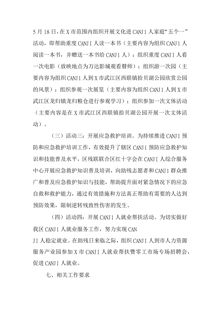 助残日系列主题活动实施方案实用模板.docx_第3页