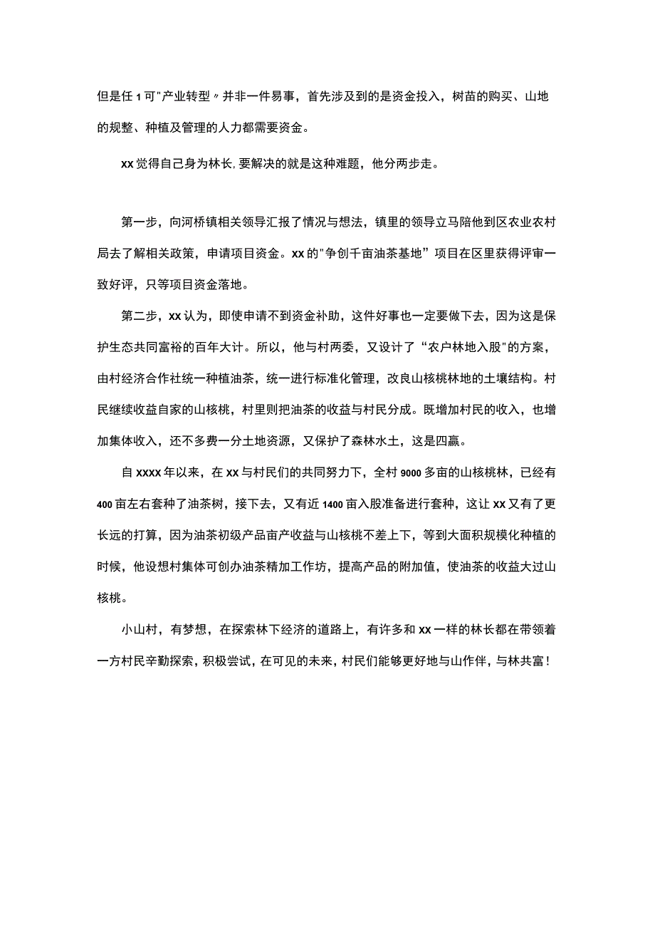 优秀村级林长先进事迹.docx_第2页