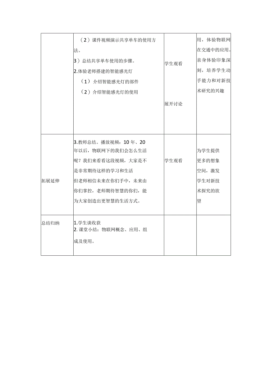 八年级信息技术下册 第四单元活动2 物联网络连万物.docx_第3页